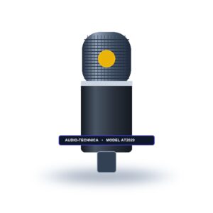 Audio-Technica AT2020 Cardioid Condenser Studio XLR Microphone
