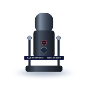 Blue Yeti USB Multi-Pattern Condenser Microphone, Blackout Edition